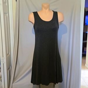 Gray fit and flare lightweight tank dress, NEW